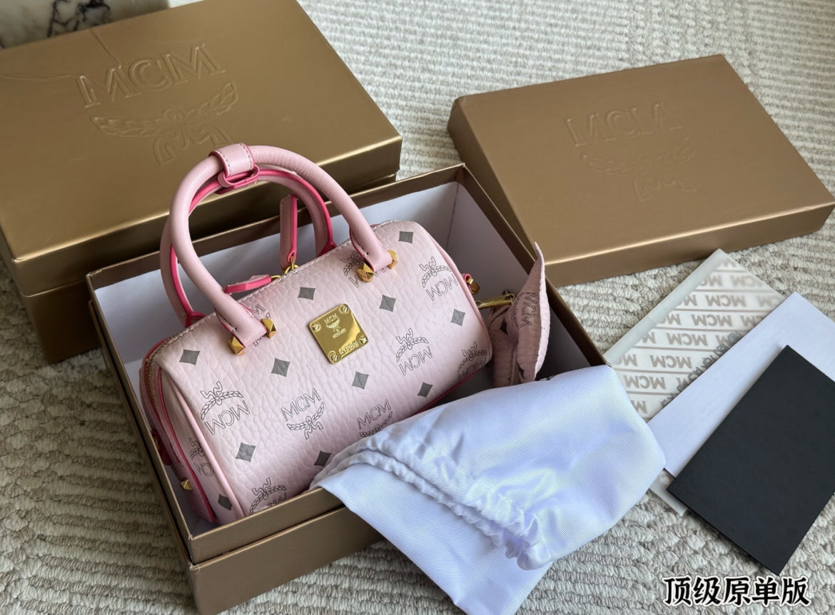 (PRE-ORDER) MCM Miniature Boston Bag