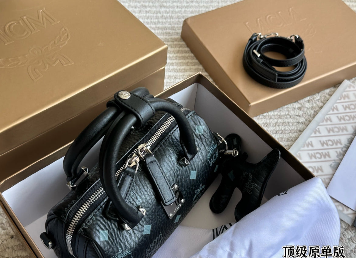 (PRE-ORDER) MCM Miniature Boston Bag
