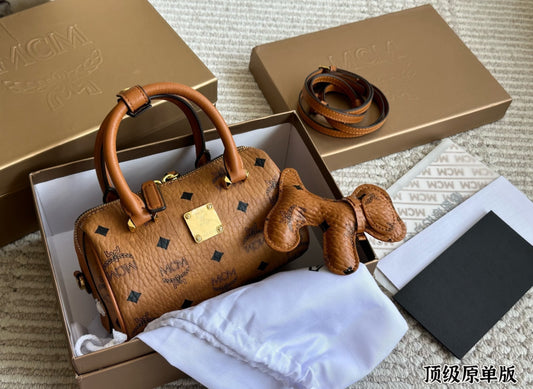 (PRE-ORDER) MCM Miniature Boston Bag