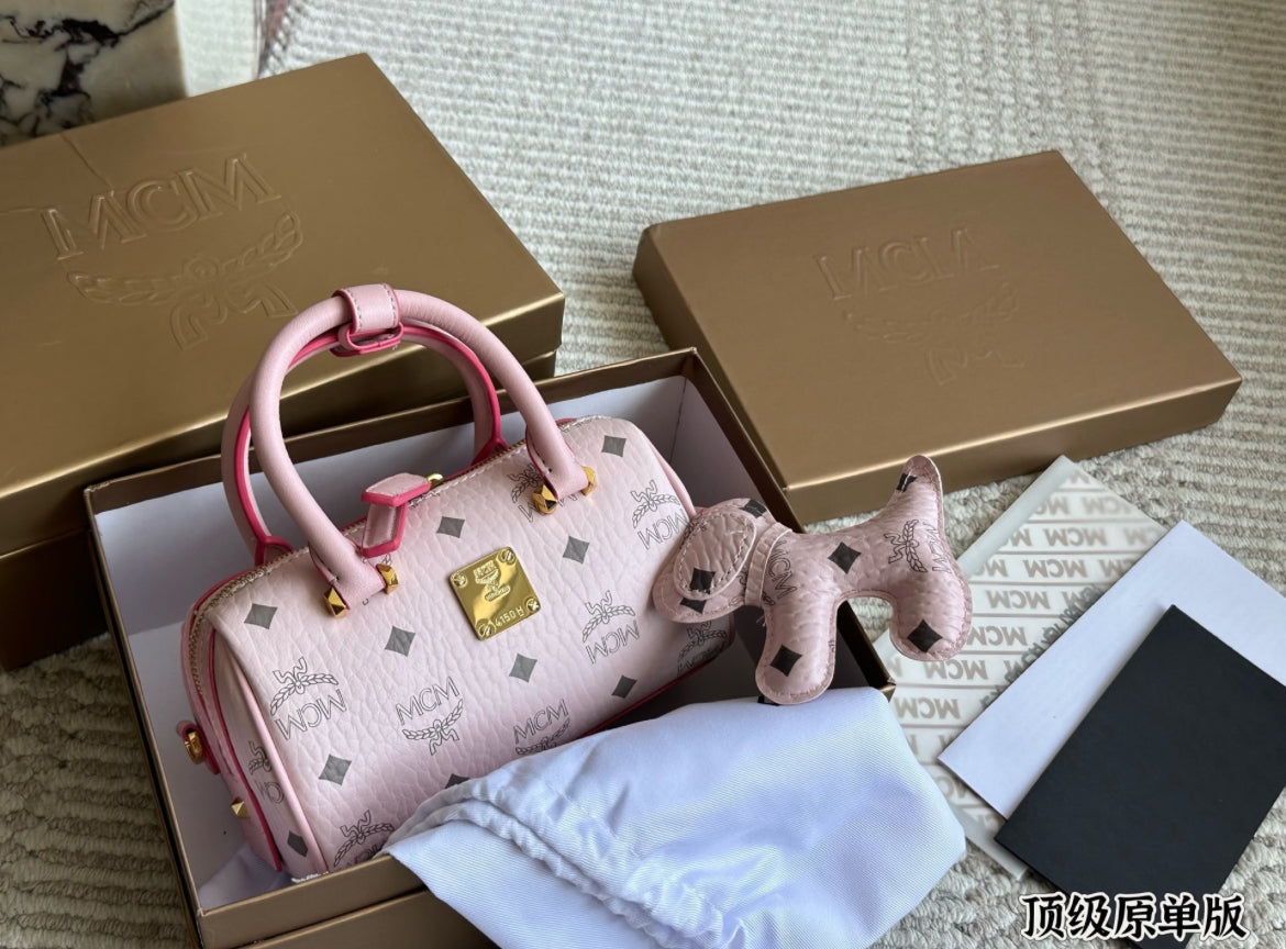 (PRE-ORDER) MCM Miniature Boston Bag